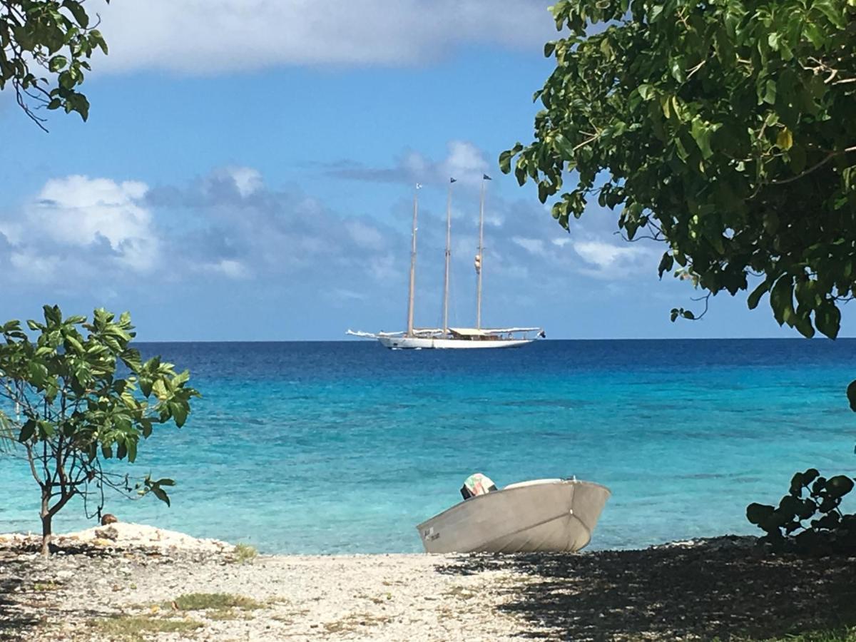 Le fare bleu Tiputa Rangiroa Apartment Bagian luar foto